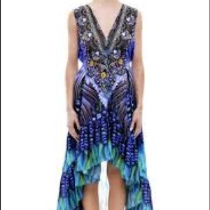 Like new Parides Blue Jay hi-low Dress